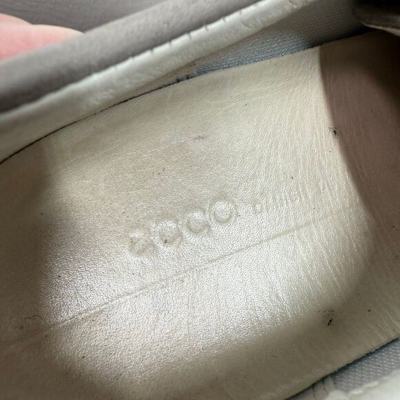 Ecco Women’s Soft 7 tan leather sneaker comfort shoe size 6 - Picture 4 of 8